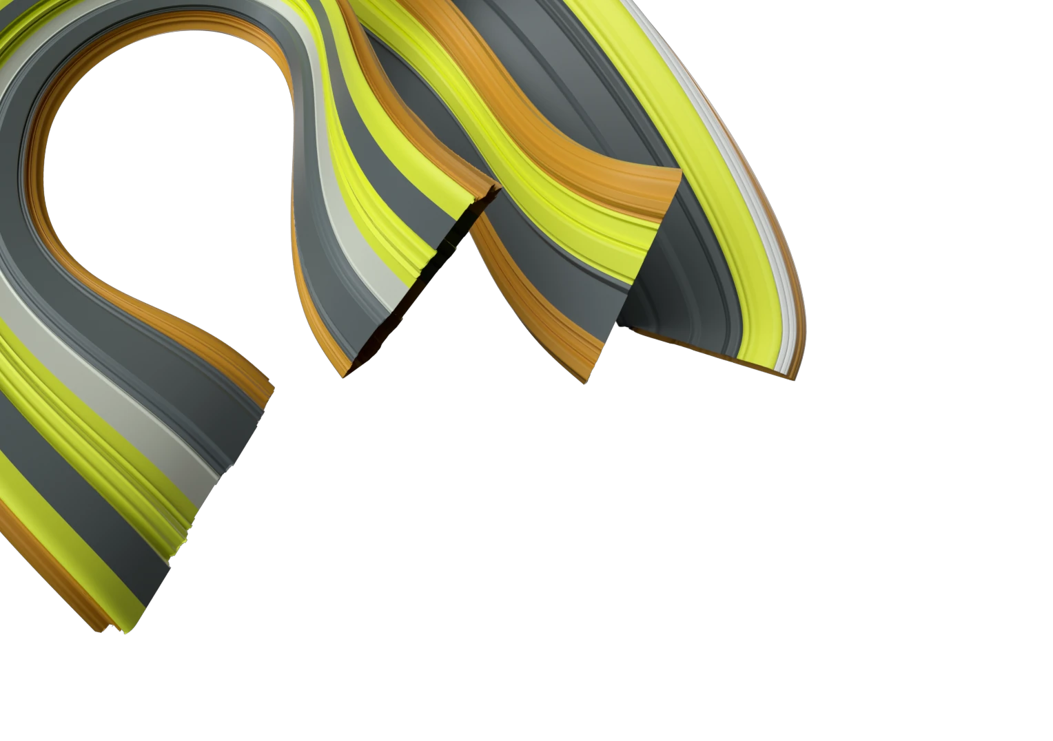 Original striped speed-line material study